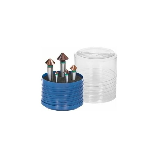 Garant 5 Pc Pro Steel High-Precision HSS Countersink Set, 90 Deg, TiAlN Coated, 6.3 mm to 20.5 mm 150303 5 - main
